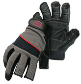 Boss 5201M Carpenter Gloves, M, Shortened Thumb, Wrist Strap Cuff, PVC